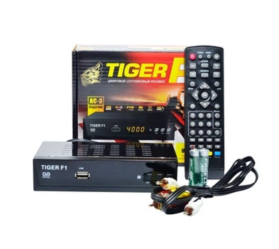 Спутниковый ресивер тюнер Tiger F1 IPTV HD Dolby Digital AC3