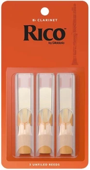 Трости для кларнета D'Addario Rico - Bb Clarinet #2.5 - 3 Pack
