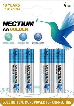 Щелочные батарейки Nectium AA (LR6) blister 4шт/уп