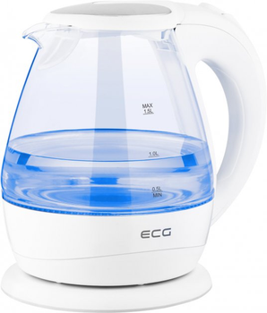 Чайник электрический стеклянный с подсветкой ECG RK 1520 Glass