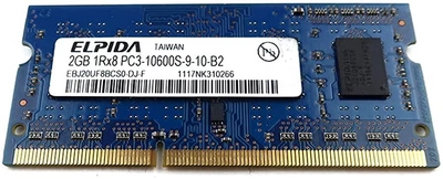 Пам'ять Elpida 2GB SO-DIMM DDR3 1333 MHz (EBJ20UF8BCS0-DJ-F)