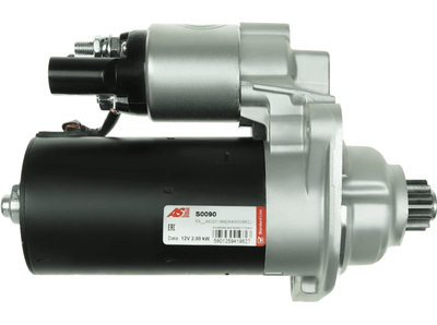 Стартер AS аналог Bosch 12V 2.0kW 10 зубів для Volkswagen Touran OE 0001123012, CS1293 As (S0090)