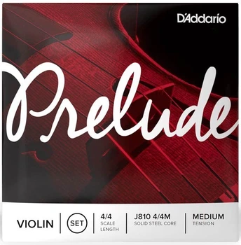 Струни для скрипки D'Addario PRELUDE VIOLIN STRING SET 4/4 Scale Medium Tension