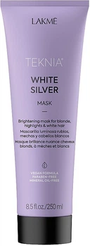 Тонирующая маска Teknia White Silver для нейтрализации желтого оттенка волос 50 мл с холодным серебристым эффектом