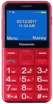 Мобільний телефон Panasonic KX-TU 155 EXR Red