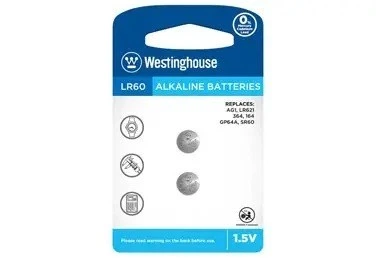 Батарейка Westinghouse Alkaline G1/ 364/ LR60/ LR621 (2шт)