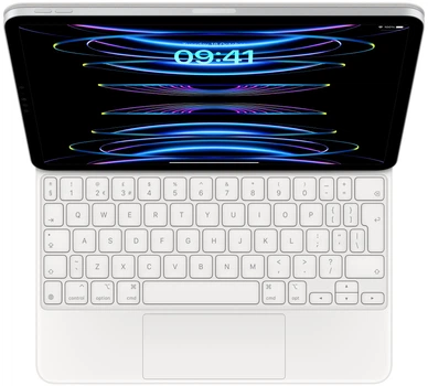 Обкладинка-клавіатура Apple Magic Keyboard для iPad Pro 11 (3rd gen) та iPad Air (5th gen) International English White (MJQJ3Z/A)