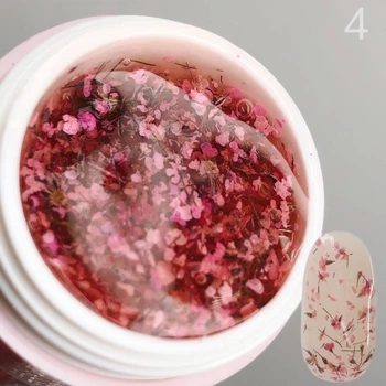Гель с сухоцветами SAGA Flower Fairy Gel No04, 5 г