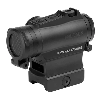 Коллиматорный прицел HOLOSUN HE515GM-GR с оптикой 20 мм и зеленой прицельной сеткой