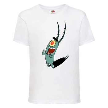 Футболка дитяча Спанч Боб 17 (Sponge Bob) біла 140 см