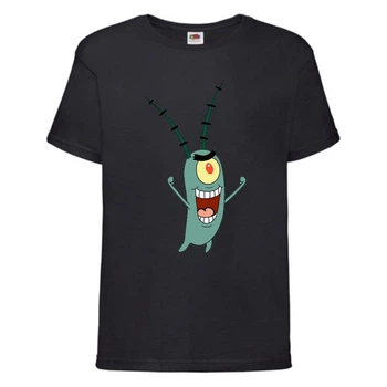 Футболка дитяча Спанч Боб 15 (Sponge Bob) чорна 152 см