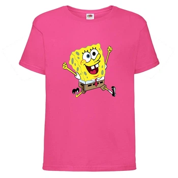 Футболка дитяча Спанч Боб 12 (Sponge Bob) рожева 152 см