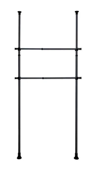 Вешалка для одежды Wenko Hercules Black Set of 2, пластик