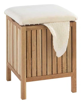 Табурет для ванної та дому Wenko 39 x 52 x 39 см, дерево