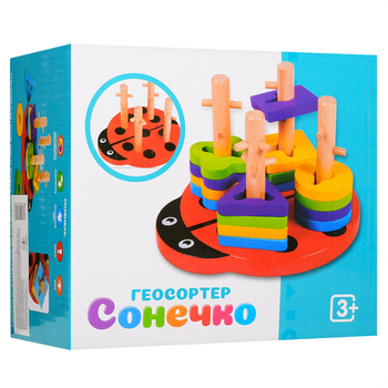 Деревянная игрушка Геометрика TREE TOYS MD 1027 Сортер