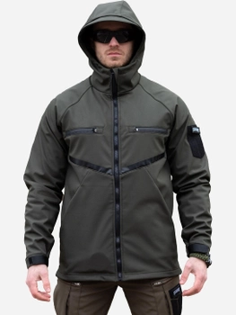 Тактична куртка утеплена BEZET Softshell Omega 6281 L Хакі (2000193041208)