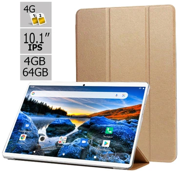 Планшет - телефон Hoozo S 464 LTE Gold 4GB/64GB IPS 10.1'' + Чехол-книжка