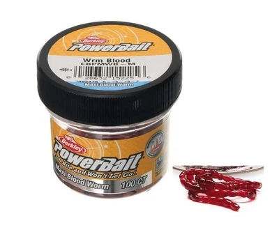 Приманка Berkley Gulp! Maxi Blood Worm 100шт Мотыль большой (1092475)