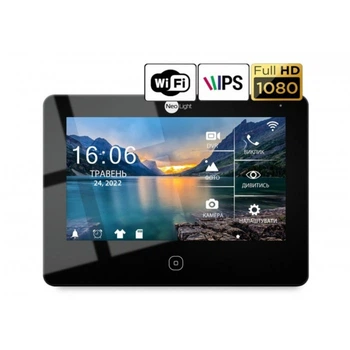 Wi-Fi видеодомофон NeoLight Alpha HD WF Black