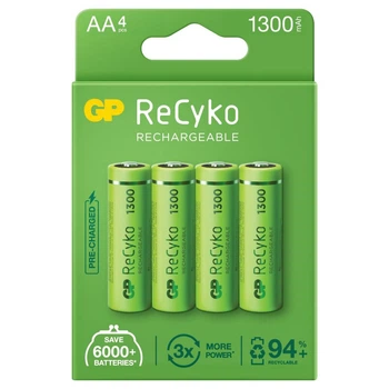 Акумулятор Gp AA 130AAHCE-2GBE4 Recyko+ 1300 mAh * 4 (130AAHCE / 4891199042911)