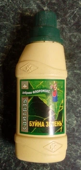 Удобрение жидкое ФЛОРОМИКС Буйная зелень 0,25 л Intermag 22737
