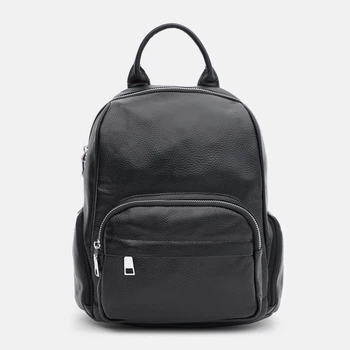 Рюкзак женский из натуральной кожи 9 л Laras K108805bl Черный (ROZ6400173706)