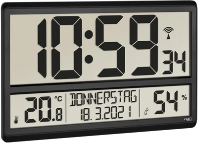 Настенные электронные часы TFA Dostmann XL (60452001)