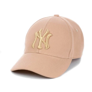 Молодежная кепка c вышивкой "NY" капучино