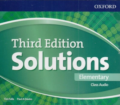 Аудіо CD Solutions 3rd Edition Elementary: Class Audio CDs (3) ISBN: 9780194561945