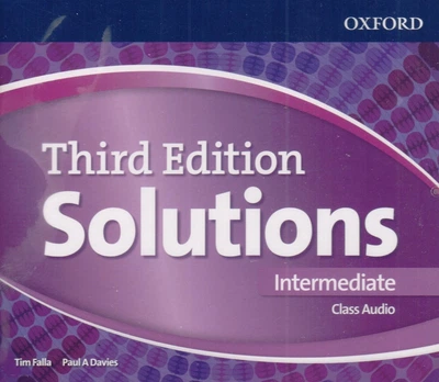 Аудіо CD Solutions 3rd Edition Intermediate: Class Audio CDs (3) ISBN: 9780194504607