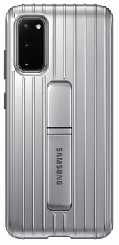 Чехол противоударный Protective Rugged Standing Cover EF-RG980 с подставкой для Samsung Galaxy S20 Silver