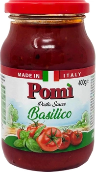 Соус томатний Pomi з базиліком 400 г (8032793341956)