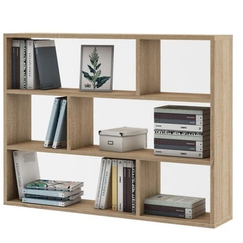 Полка навесная на стену MebelProff Style 5, книжная полка, декоративная полка в комнату, дом. Дуб Сонома