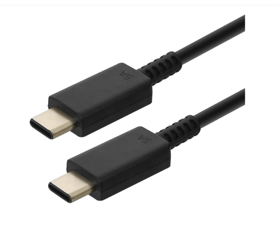 Кабель 45W / 5A 1m Type-C на Type-C (EP-DN975) для Samsung (OEM) (black)