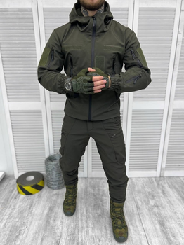 Тактичний військовий костюм M16 ( Куртка + Штани ), Камуфляж: Олива, Розмір: S