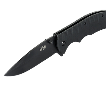 M-Tac нож складной Type 4 Black, армейский нож черный, тактический нож, складной нож, военный нож