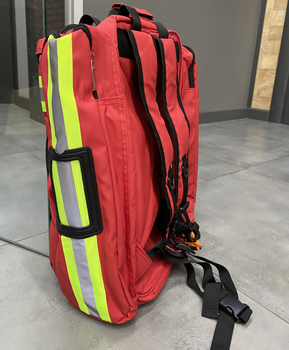 Рюкзак для Медика 45 л., Червоний рюкзак для військових медиків, армійський рюкзак для медиків
