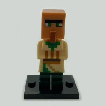 Конструктор фигурка iBlock Житель Майнкрафт Villager Minecraft&nbsp;4.5 см