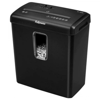Шредер Fellowes P-30C (6008101) Чорний 6 аркушів 4 x 34 мм/15 л