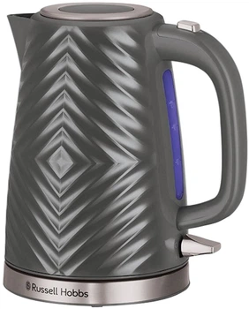 Czajnik elektryczny Russell Hobbs Groove Grey 26382-70 (AGD-CZA--0000098)
