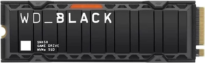 Накопитель SSD 1TB WD Black SN850 M.2 2280 PCIe 4.0 x4 3D QLC with Heatsink (WDBAPZ0010BNC-WRSN)