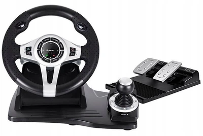 Руль игровой TRACER Roadster TRAJOY4652 (ПК, Xbox One, PlayStation 3, PlayStation 4) Черный с педальным блоком