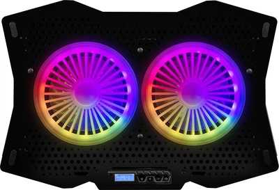 Підставка для ноутбука Modecom SILENT FAN MC-CF18 RGB (PL-MC-CF-18-RGB)