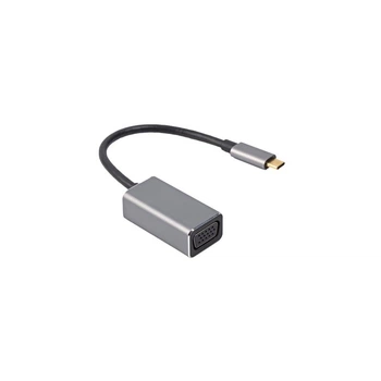 Перехідник USB-C to VGA Viewcon (TE388)