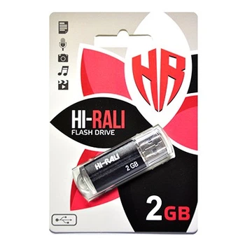 Флешка USB 2GB Hi-Rali Corsair Series Black (HI-2GBCORBK)