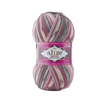 Пряжа для вязания Alize SUPERWASH COMFORT 7707 ализе супервош 75% шерсть 25% полиамид