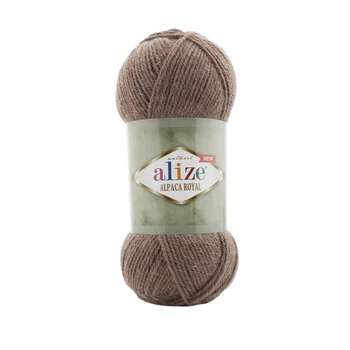 Alize Alpaca Royal ( альпака рояль)- 688 кава з молоком мелан