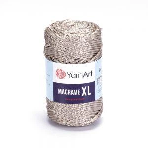 Турецька пряжа для в'язання ЯрнАрт Macrame XL( макраме xl) 156 сірий