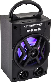 Głośnik przenośny Esperanza EP130 portable speaker Czarny 5 W (AKGESPGLO0002)