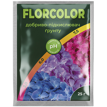 Удобрение подкислитель почвы Флорколор (Florcolor) / 25 г